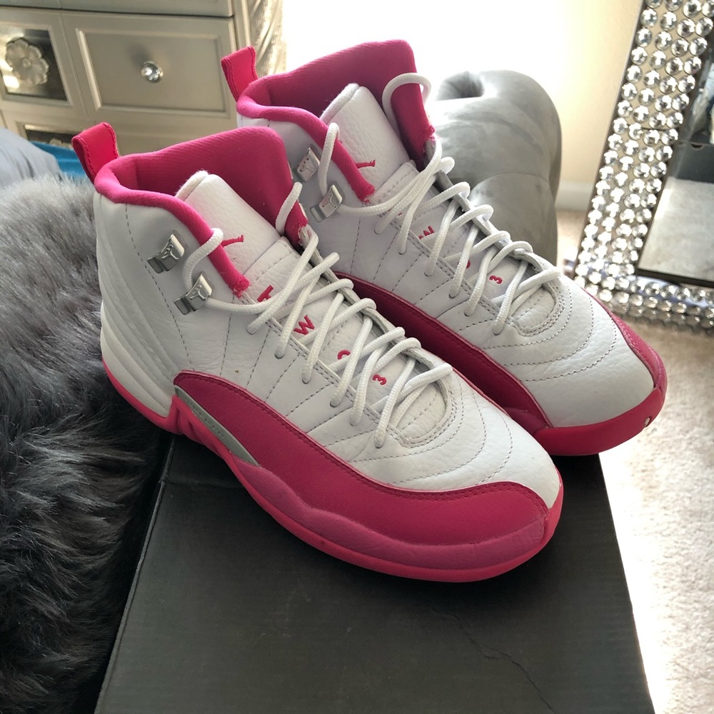 Air Jordan 12 Retro (Fuchsia/White) - image 1